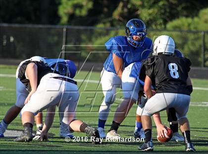 Thumbnail 1 in Donovan Catholic @ Toms River East (Scrimmage) photogallery.