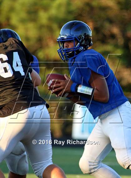 Thumbnail 1 in Donovan Catholic @ Toms River East (Scrimmage) photogallery.