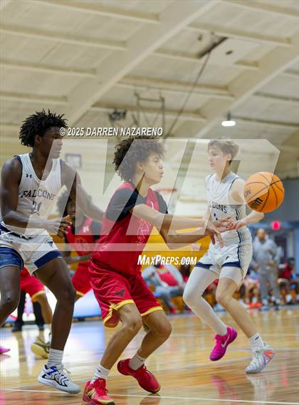Thumbnail 3 in Southeastern Prep Academy vs Florida Prep (Rockledge Thanksgiving Shootout) photogallery.