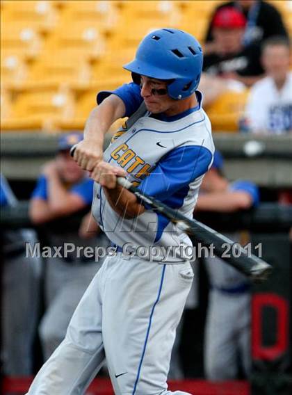 Thumbnail 2 in Newport Central Catholic vs. Boone County (KHSAA Region 9 Semifinal) photogallery.