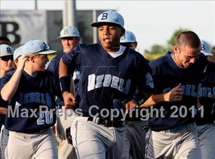 Thumbnail 1 in Newport Central Catholic vs. Boone County (KHSAA Region 9 Semifinal) photogallery.