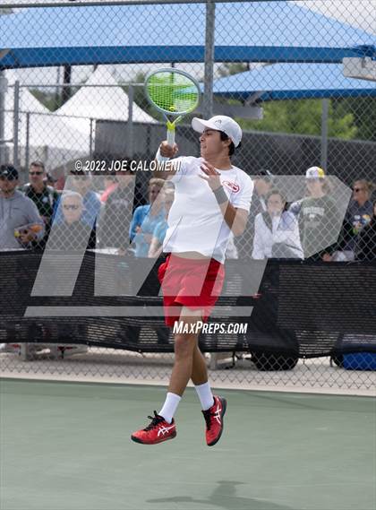 Thumbnail 2 in Sharyland vs Prosper (UIL 5A Boys Singles State Quarterfinal) photogallery.