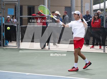 Thumbnail 3 in Sharyland vs Prosper (UIL 5A Boys Singles State Quarterfinal) photogallery.