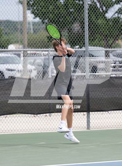 Thumbnail 1 in Sharyland vs Prosper (UIL 5A Boys Singles State Quarterfinal) photogallery.