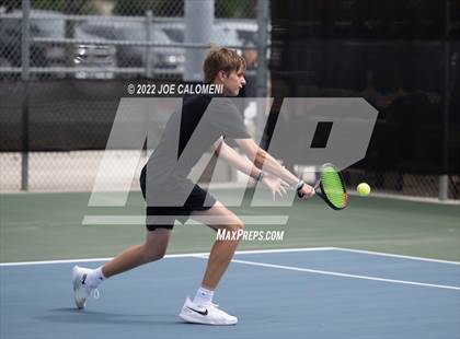 Thumbnail 2 in Sharyland vs Prosper (UIL 5A Boys Singles State Quarterfinal) photogallery.