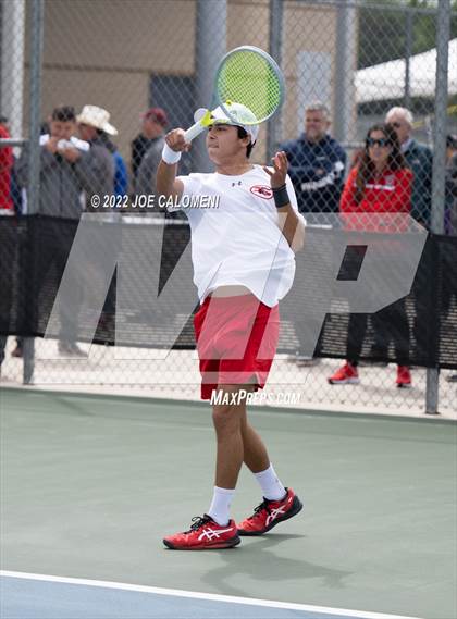 Thumbnail 1 in Sharyland vs Prosper (UIL 5A Boys Singles State Quarterfinal) photogallery.