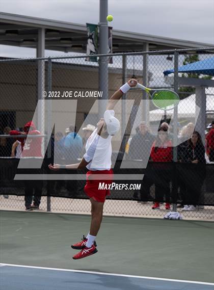 Thumbnail 3 in Sharyland vs Prosper (UIL 5A Boys Singles State Quarterfinal) photogallery.