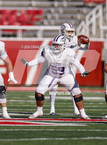 Thumbnail 3 in Corner Canyon vs. Lehi (UHSAA 6A Semifinal) photogallery.