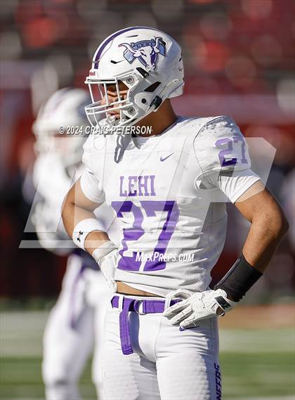 Thumbnail 1 in Corner Canyon vs. Lehi (UHSAA 6A Semifinal) photogallery.
