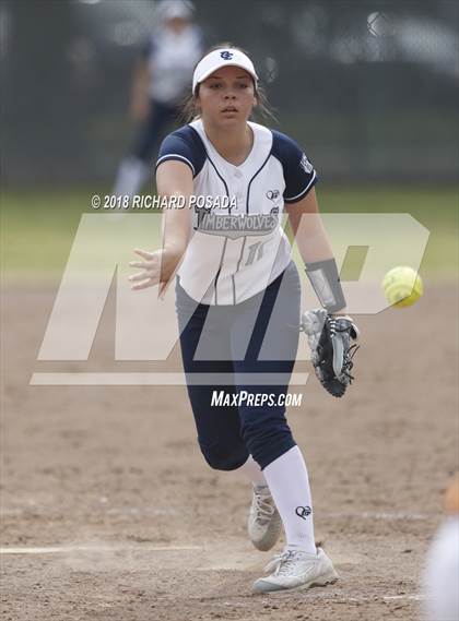 Thumbnail 1 in Clovis East vs. Selma photogallery.