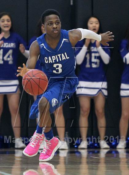 Thumbnail 1 in St. Joseph Notre Dame vs. Capital Christian (CIF NorCal Regional D5 Final) photogallery.