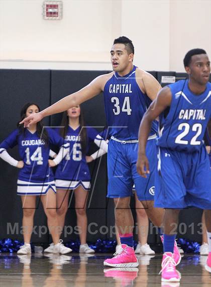 Thumbnail 1 in St. Joseph Notre Dame vs. Capital Christian (CIF NorCal Regional D5 Final) photogallery.