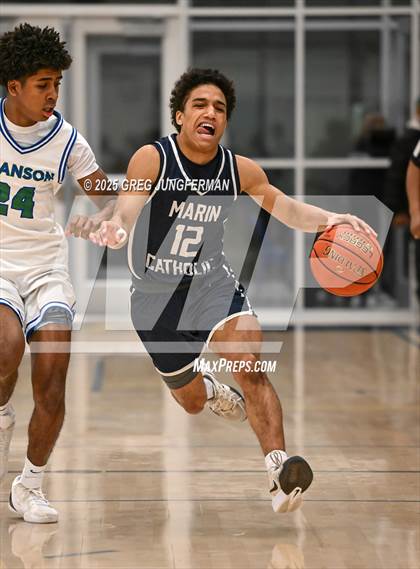 Thumbnail 1 in Marin Catholic vs. Branson (CIF NCS MCAL Semi Final) photogallery.