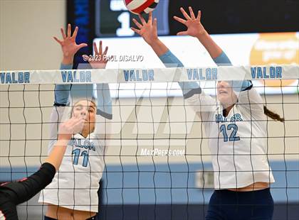 Thumbnail 3 in Eaglecrest @ Valor Christian (CHSAA 5A Region 1 Playoff) photogallery.