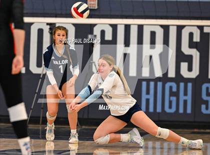 Thumbnail 2 in Eaglecrest @ Valor Christian (CHSAA 5A Region 1 Playoff) photogallery.