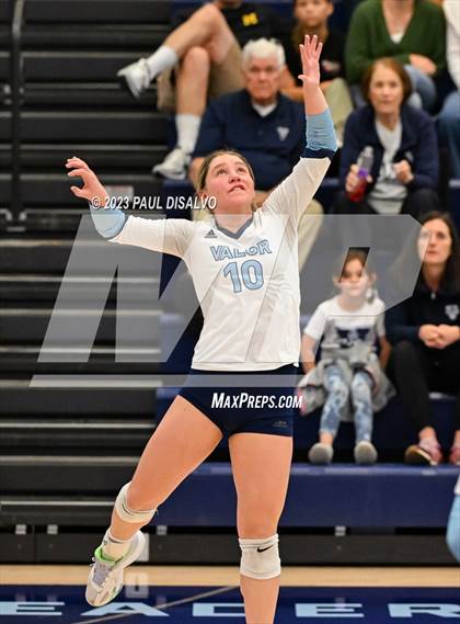 Thumbnail 2 in Eaglecrest @ Valor Christian (CHSAA 5A Region 1 Playoff) photogallery.