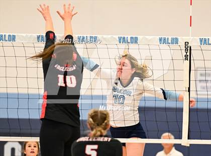 Thumbnail 3 in Eaglecrest @ Valor Christian (CHSAA 5A Region 1 Playoff) photogallery.
