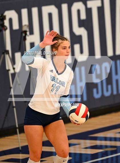 Thumbnail 3 in Eaglecrest @ Valor Christian (CHSAA 5A Region 1 Playoff) photogallery.