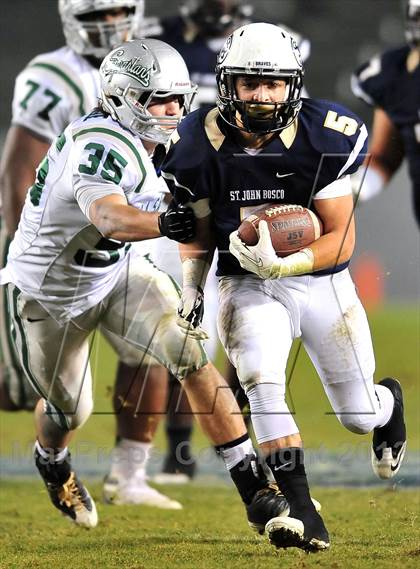Thumbnail 3 in De La Salle vs. St. John Bosco (CIF State Open Divsion Final) photogallery.