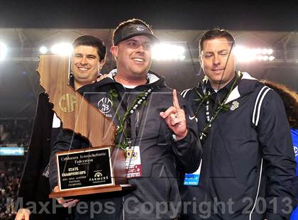 Thumbnail 1 in De La Salle vs. St. John Bosco (CIF State Open Divsion Final) photogallery.