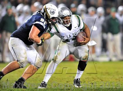 Thumbnail 1 in De La Salle vs. St. John Bosco (CIF State Open Divsion Final) photogallery.