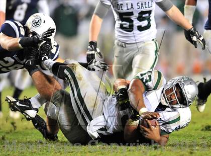 Thumbnail 2 in De La Salle vs. St. John Bosco (CIF State Open Divsion Final) photogallery.
