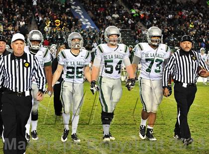 Thumbnail 3 in De La Salle vs. St. John Bosco (CIF State Open Divsion Final) photogallery.