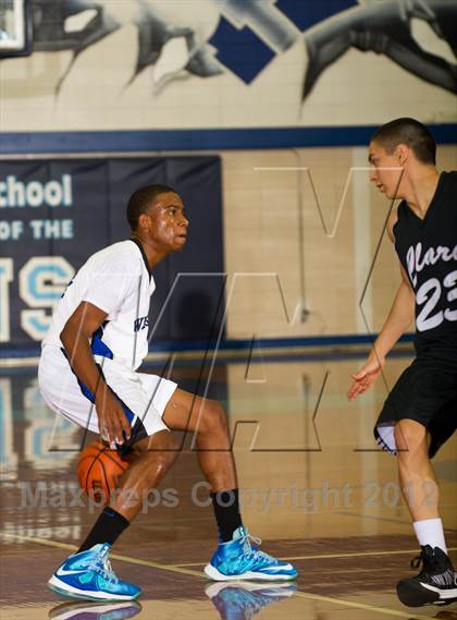 Thumbnail 1 in Clark (San Antonio) vs Westside (Houston) (McDonald's Texas Invitational) photogallery.