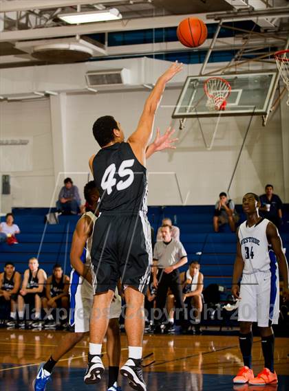 Thumbnail 2 in Clark (San Antonio) vs Westside (Houston) (McDonald's Texas Invitational) photogallery.