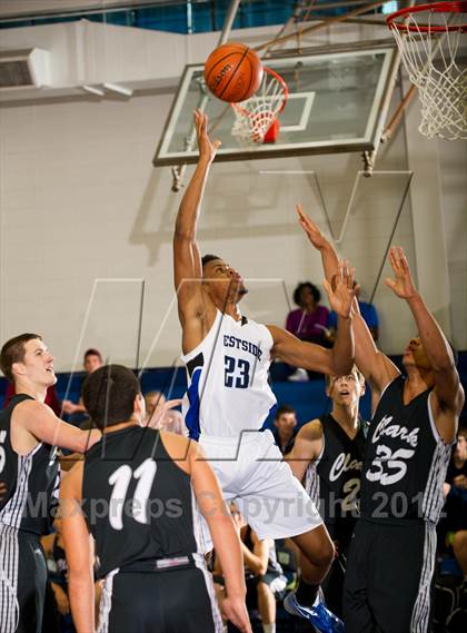 Thumbnail 3 in Clark (San Antonio) vs Westside (Houston) (McDonald's Texas Invitational) photogallery.