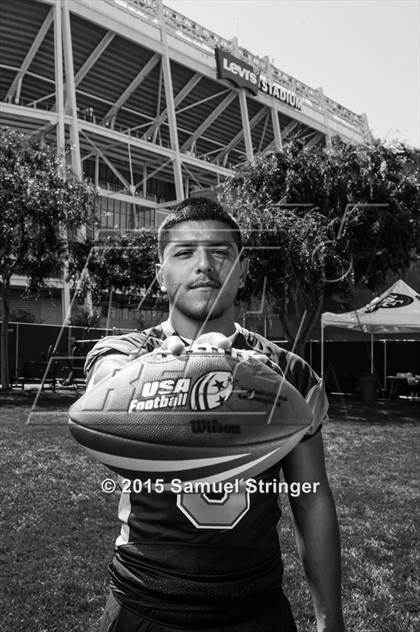 Thumbnail 2 in Wilcox (USA Football/MaxPreps Media Day Event) photogallery.