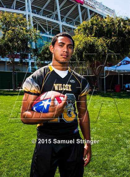 Thumbnail 3 in Wilcox (USA Football/MaxPreps Media Day Event) photogallery.