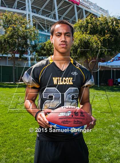Thumbnail 1 in Wilcox (USA Football/MaxPreps Media Day Event) photogallery.
