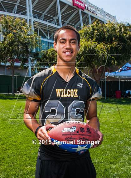 Thumbnail 2 in Wilcox (USA Football/MaxPreps Media Day Event) photogallery.