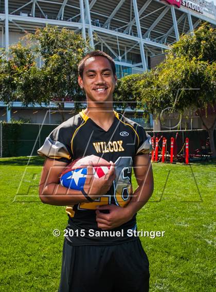 Thumbnail 3 in Wilcox (USA Football/MaxPreps Media Day Event) photogallery.