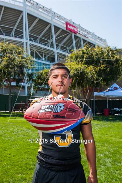 Thumbnail 3 in Wilcox (USA Football/MaxPreps Media Day Event) photogallery.