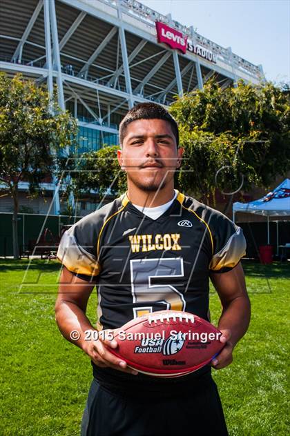 Thumbnail 3 in Wilcox (USA Football/MaxPreps Media Day Event) photogallery.