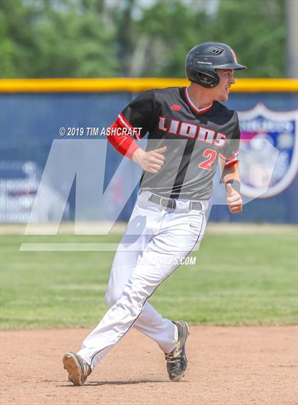 Thumbnail 3 in Rushville vs South Dearborn (IHSAA Sectional Semifinal) photogallery.