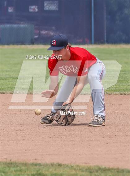 Thumbnail 3 in Rushville vs South Dearborn (IHSAA Sectional Semifinal) photogallery.