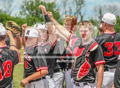 Thumbnail 3 in Rushville vs South Dearborn (IHSAA Sectional Semifinal) photogallery.
