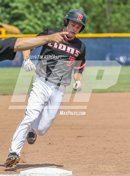 Thumbnail 3 in Rushville vs South Dearborn (IHSAA Sectional Semifinal) photogallery.
