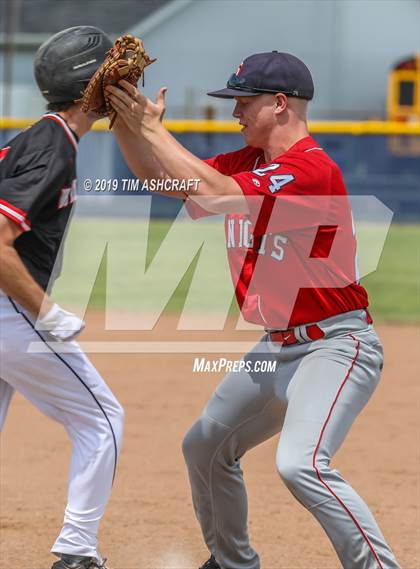 Thumbnail 3 in Rushville vs South Dearborn (IHSAA Sectional Semifinal) photogallery.