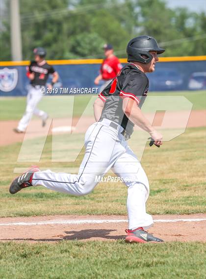 Thumbnail 1 in Rushville vs South Dearborn (IHSAA Sectional Semifinal) photogallery.