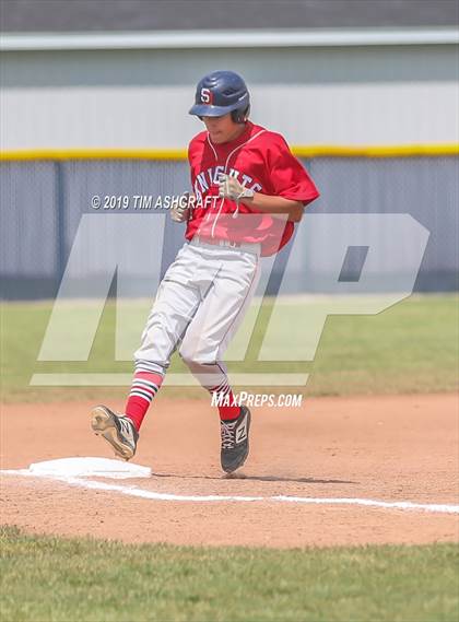 Thumbnail 3 in Rushville vs South Dearborn (IHSAA Sectional Semifinal) photogallery.