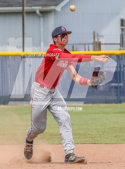 Thumbnail 1 in Rushville vs South Dearborn (IHSAA Sectional Semifinal) photogallery.