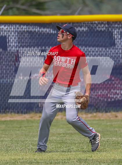 Thumbnail 3 in Rushville vs South Dearborn (IHSAA Sectional Semifinal) photogallery.