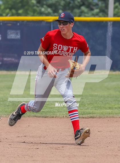Thumbnail 2 in Rushville vs South Dearborn (IHSAA Sectional Semifinal) photogallery.