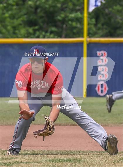 Thumbnail 1 in Rushville vs South Dearborn (IHSAA Sectional Semifinal) photogallery.