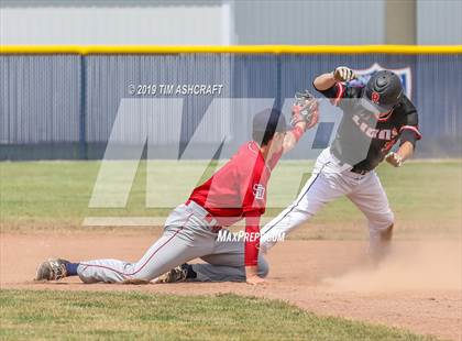 Thumbnail 1 in Rushville vs South Dearborn (IHSAA Sectional Semifinal) photogallery.