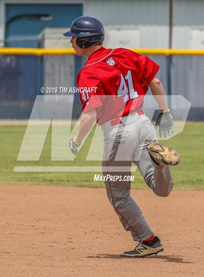 Thumbnail 3 in Rushville vs South Dearborn (IHSAA Sectional Semifinal) photogallery.